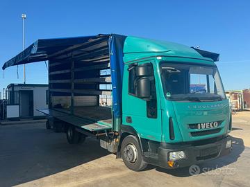 Iveco 80e22 euro 6 con cassone con apertura lat