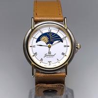 Orologio vintage Night & Day placcato oro