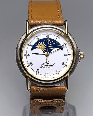 Orologio vintage Night & Day placcato oro