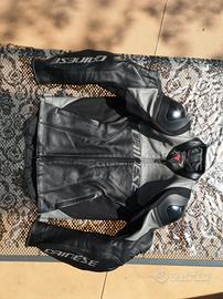 giacca moto 46 dainese come NUOVA pelle