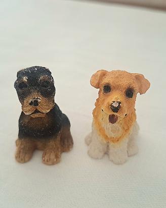 Coppia Miniature Cagnolini Vintage