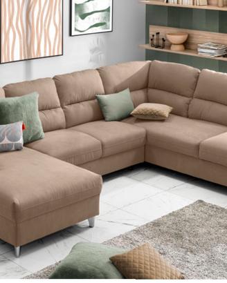 Divano ad Angolo con Letto Estraibile