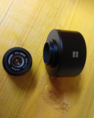 hiroxer tv lens 10mm f1.4  con adattatore 2020  28