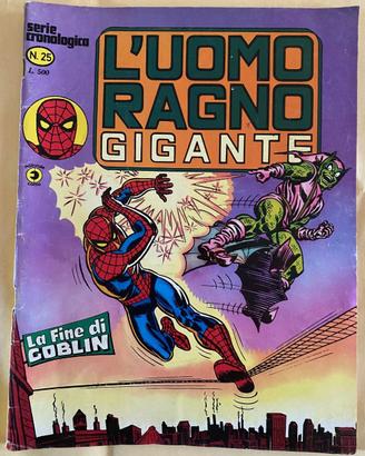 Fumetto L'uomo ragno gigante nr.25 1978 luglio