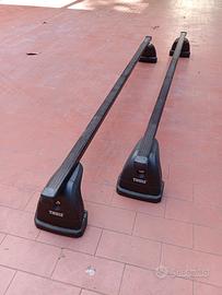 Barre trasversali porta tutto quadre  Thule 135cm