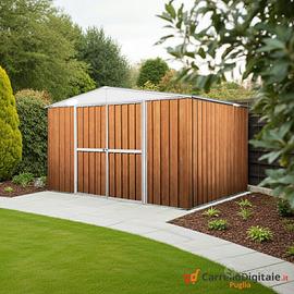 Casetta da giardino lamiera 360x345cm - 12mq