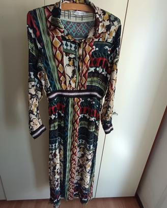 Vestito midi Clara Faith fantasia boho etnica 