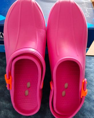 zoccolo antinfortunistico rosa fucsia n. 40