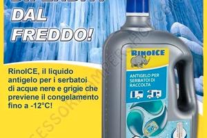 LIQUIDO ANTIGELO RINOICE PER SERBATOI WC E ACQUE G