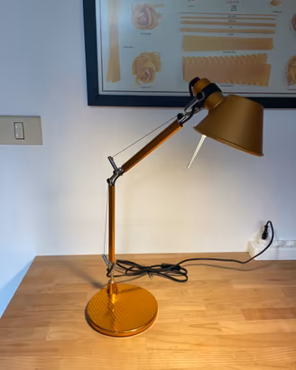 Lampada da tavolo Tolomeo micro colore arancione