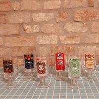 Bicchierini Rossi e Martini vintage