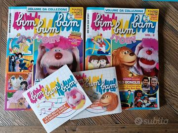 Bim Bum Bam Story 2 Volumi + 2 CD sigle cartoni