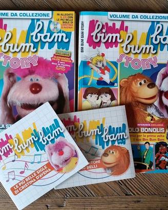 Bim Bum Bam Story 2 Volumi + 2 CD sigle cartoni