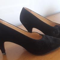 Scarpe Eleganti camoscio/tacco N. 37