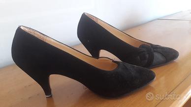 Scarpe Eleganti camoscio/tacco N. 37