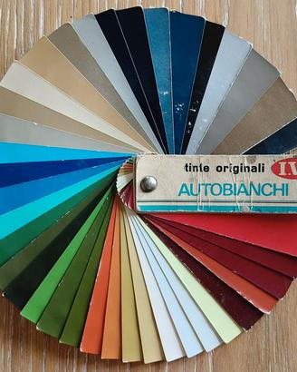Mazzette colori tinte vernici auto moto storiche