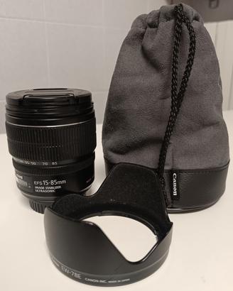 Obiettivo Canon stabilizzato EFS 18-85 mm 