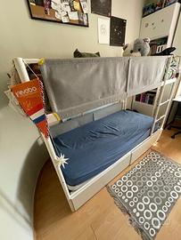 Letto a castello Vitval Ikea + Armadio due ante.