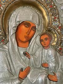 Madonna di kazan icona sec XIX