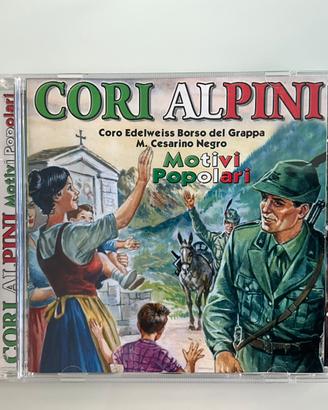 2 Cd con i Canti popolari degli alpini