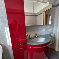 Mobile Bagno Rosso Lucido