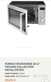 Brandani Techno Forno a Microonde