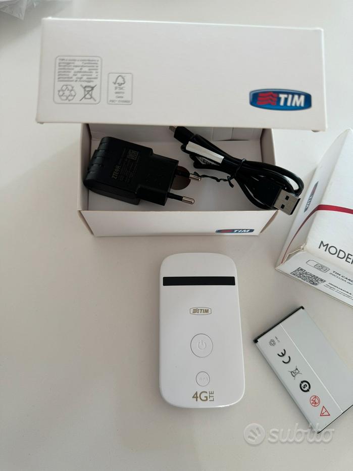 TIM MODEM PORTATILE 4G+ FWA Indoor TCL HH132V1 SIM Router WiFi 6