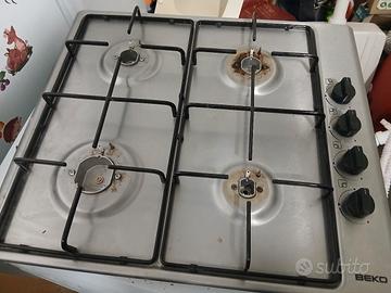Piano cottura fornello a gas beko