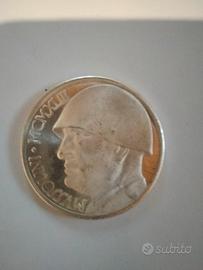 Medaglia moneta da collezione Mussolini
