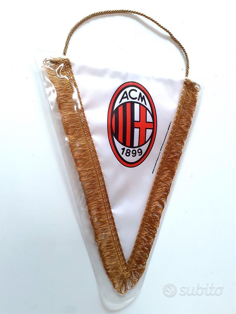 Gagliardetto Ufficiale Milan - Rossonero, Triangolare, 17x14 Cm - Foto 7