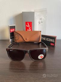 Ray-Ban Justin / Tartaruga + Lente Marrone
