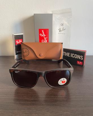 Ray-Ban Justin / Tartaruga + Lente Marrone