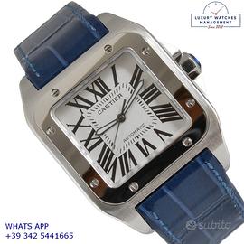 Cartier Santos 100 XL W20073X8 silver  Full Set
