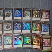 Lotto carte yugioh XYZ NUMERO RARE Ultimate secret