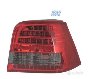 FANALI VOLKSWAGEN VW GOLF 4 97-03 LED ROSSO AFFUMI