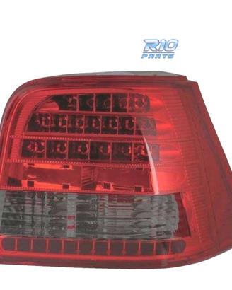 FANALI VOLKSWAGEN VW GOLF 4 97-03 LED ROSSO AFFUMI