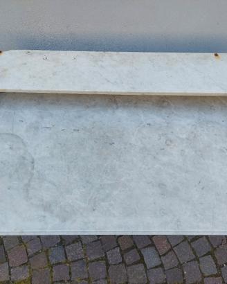 Alzata in marmo di Carrara