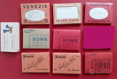Cartoline anni Trenta con custodia originale