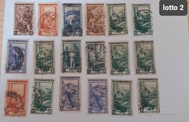 lotto Francobolli Repubblica Italiana serie Italia