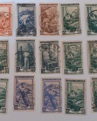 lotto Francobolli Repubblica Italiana serie Italia