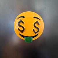 CALAMITA EMOJI IN GESSO CERAMICO DIPINTO A MANO