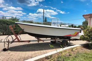 Bonaccina 5.60 più carrello non omologato 