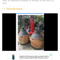 Damigiane di aceto bianco