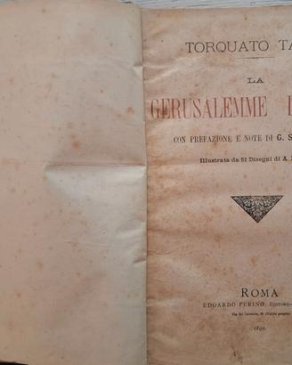 LA GERUSALEMME LIBERATA - TORQUATO TASSO 1890