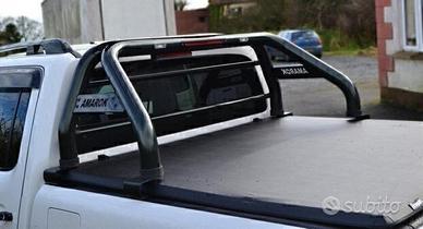 VW Amarok 2010>2016 Roll bar nero protez.cabina