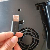 Porta pc con ventola da raffreddamento usb