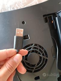 Porta pc con ventola da raffreddamento usb