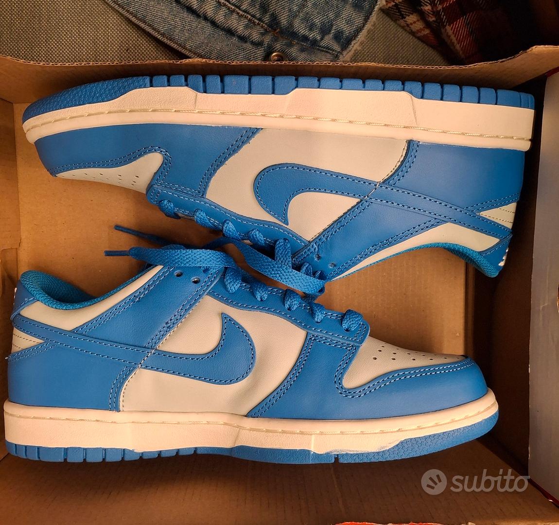 nike dunk azzurre 38,5 Abbigliamento e Accessori In vendita a
