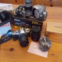 Nikon F55 kit    zoom   28 - 80    3.3 -5.6