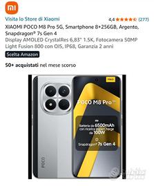 Xiaomi Poco M8 Pro 5G 8/256 NUOVO IMBALLATO 
